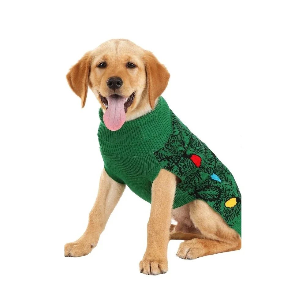 Dog‎ Sweater Pet Ugly Sweater Christmas Tree Holiday Xmas New NWT Medium